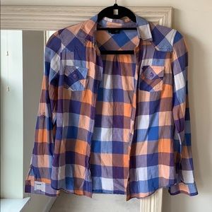 TOPSHOP checked button down shirt (2) ✨